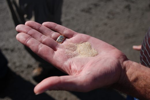 Frac Sands in Hand