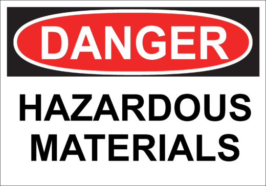 Danger Hazardous Materials