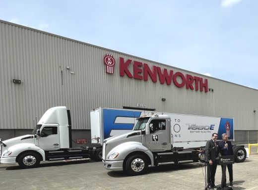 King Countys Kenworth T680E Battery Electric Vehicle Rolls Out of Kenworth Renton Plant king county t680e 3lr