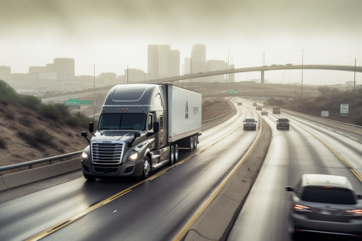 ETrucKing telematics modern semis on highway in dallas tx with fbb48a7e 220c 4908 88e7 dd2f4051fe33