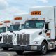 Yellow Corp Trucks Lined Up