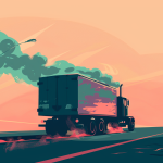 etruckin Truck Emissions abstract flat minimalistic 3d846234 862f 4026 9f50 c9cfef00c50f