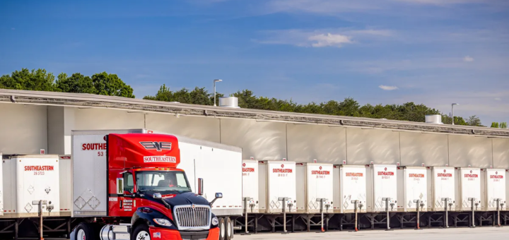 Southeastern Freight Lines’ new Destrehan (New Orleans), LA service center opened in 2023 showcases expanded capacity (120 dock doors vs. 30 previously) and modern facilities