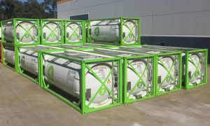 Eurotainer OmniTAINER Composite Portable Tank Containers omni tanker chemical transport tanks
