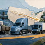 Eastbound trucks Portland to the Carolinas