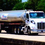 Kenan Advantage Gasoline Tanker on Interstate Highway artisticoperations oil truck 7304086