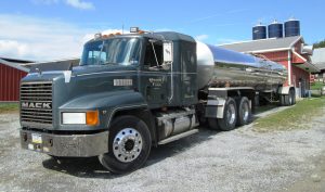 Wanners Farm Narvon Pennsylvania milk tanker truck