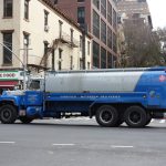 Mack Fuel Delivery Truck in Manhattan 25th St 8th Av td 2018 11 27 02 Tanker Truck