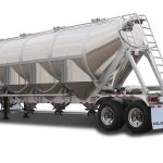 polar 1660 four hopper dry bulk trailer