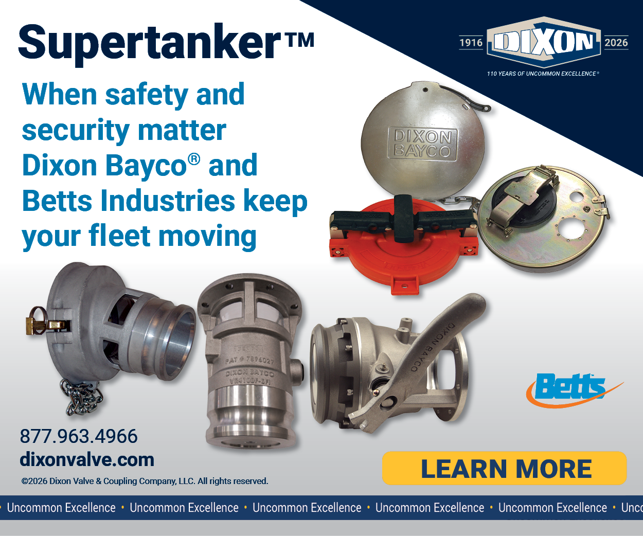 Dixon Bayco Supertanker Banner